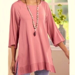 NWT Soft Surroundings Catamaran Tunic Tandoori Spice